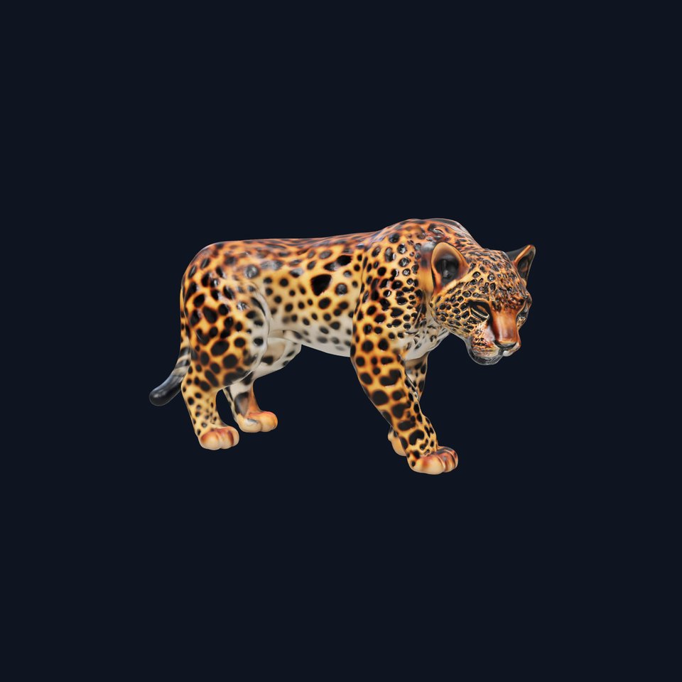 Spotted Leopard model pack